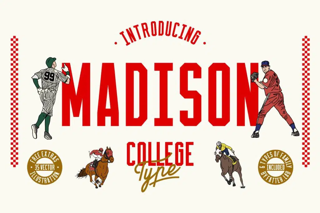 Madison | Display With Free Vector