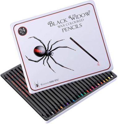 Black Widow Colored Pencils