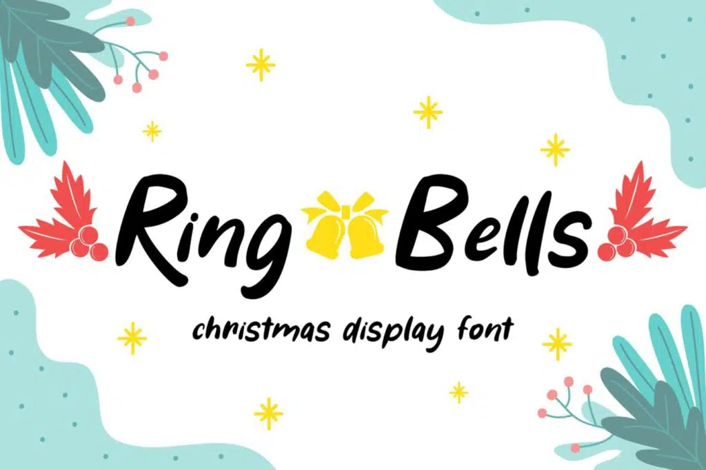 Ring Bells - Christmas Font