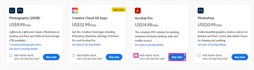 how much does adobe pro cost for educators