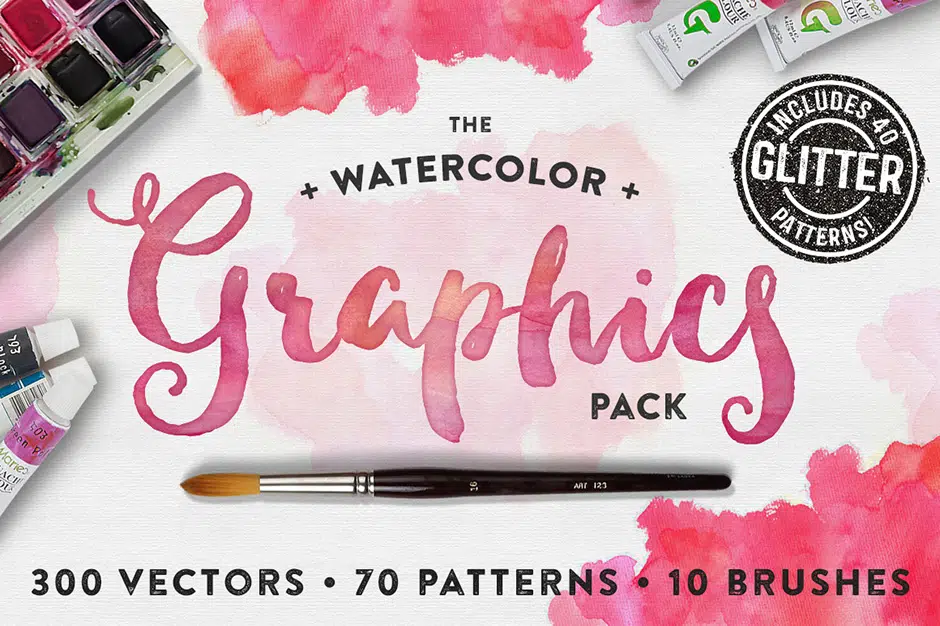 The Watercolor Graphics Pack