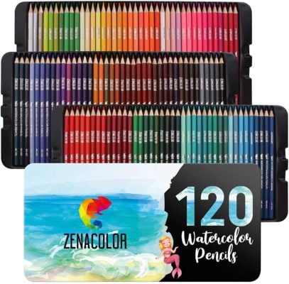 Zenacolor Watercolor Pencils