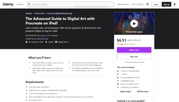 The Advanced Guide to Digital Art with Procreate on iPad