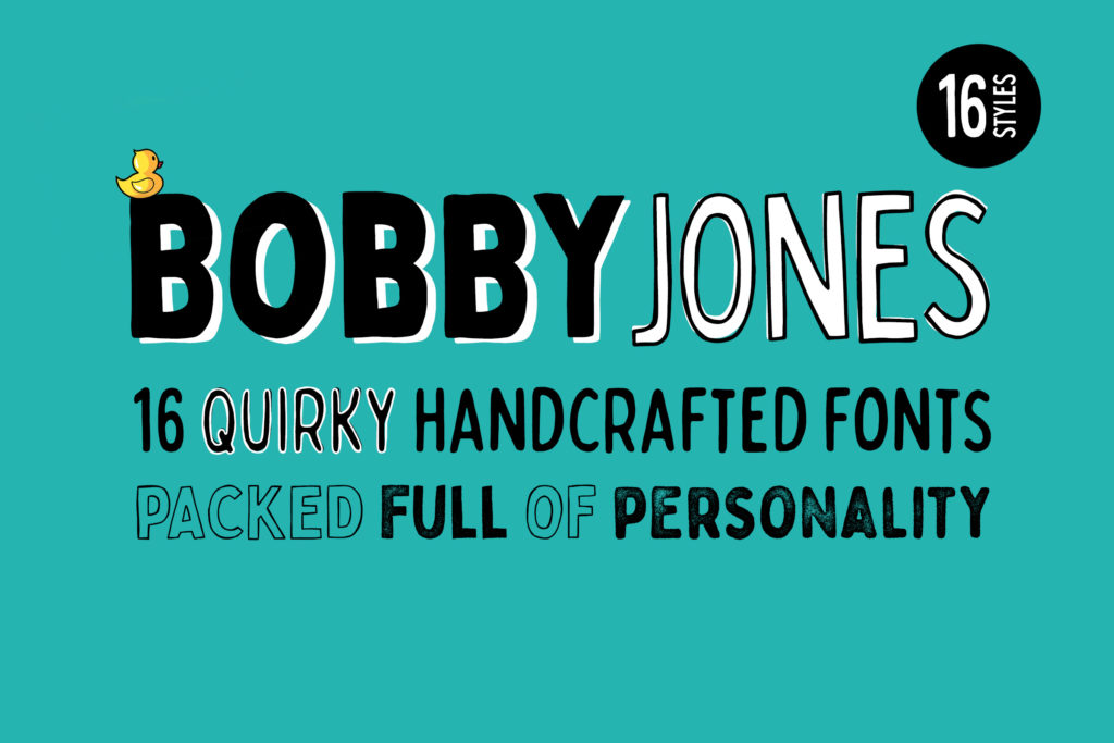Bobby Jones Font Family