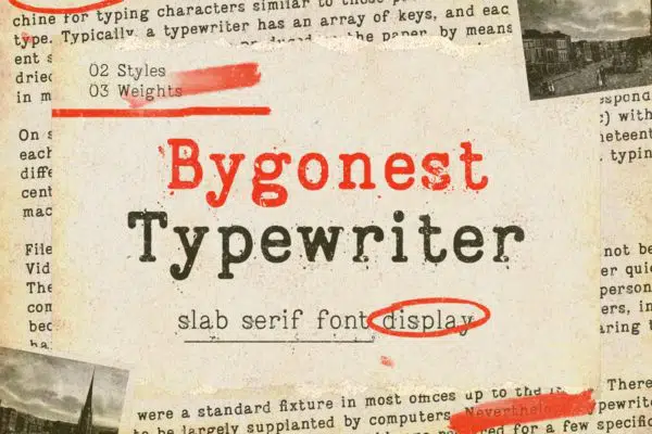Bygonest – Old Typewriter Font