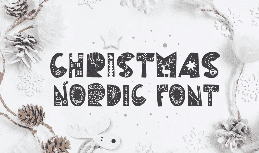 Christmas Nordic Font 