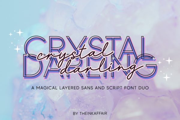 Crystal Darling Font Duo 
