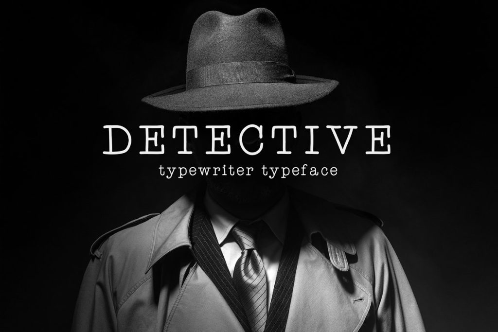 Detective - Typewriter Typeface