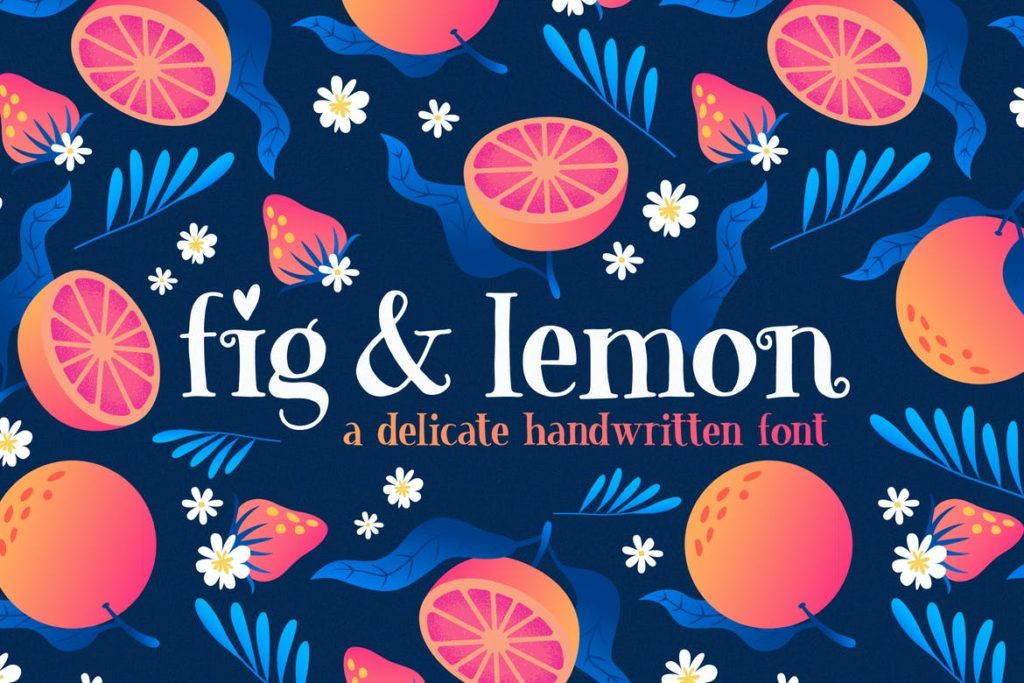 Fig & Lemon Font Duo