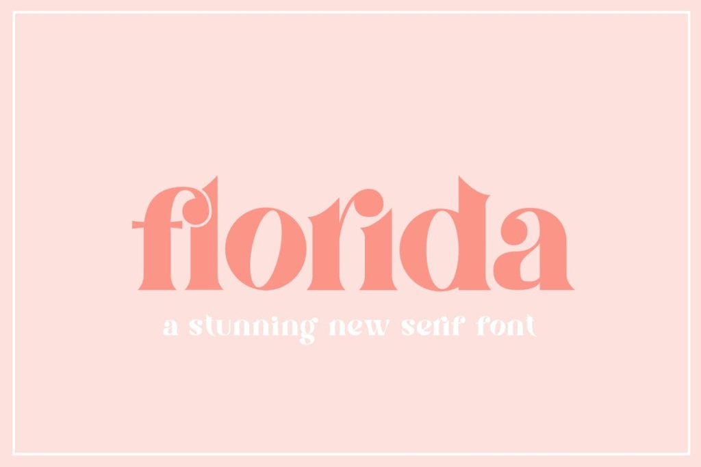 Florida Serif Font