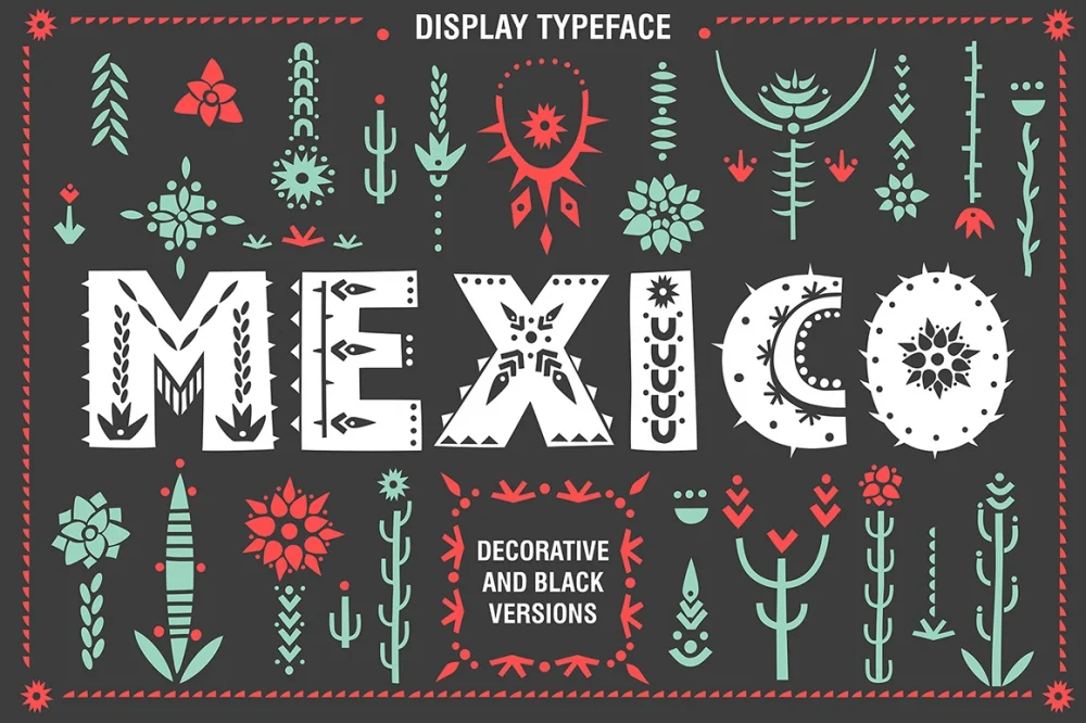 Mexico Decorative Font Family