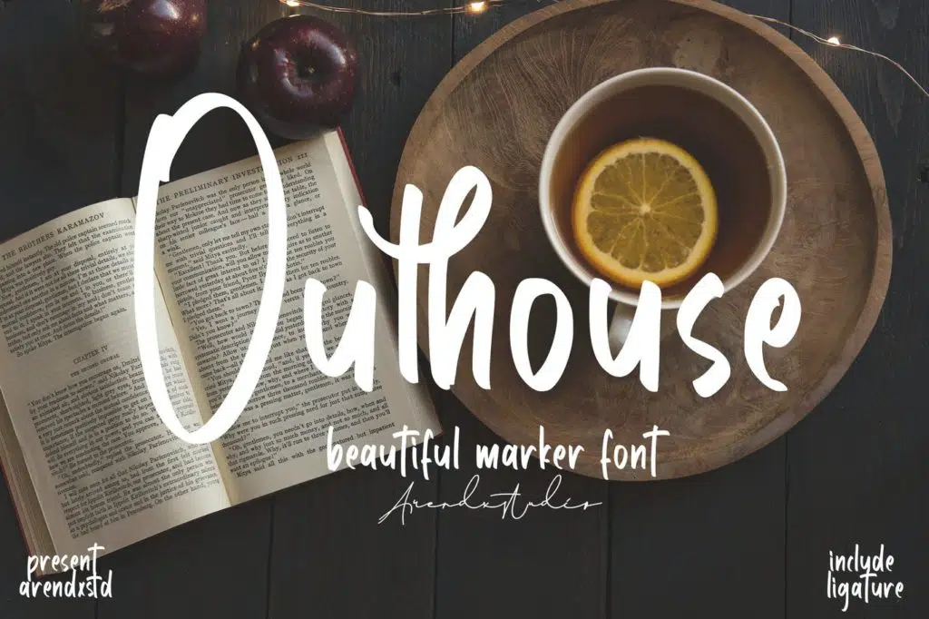 Outhouse - Marker Font