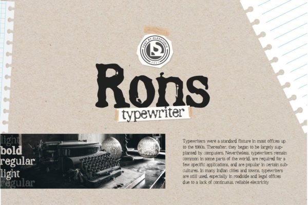 RONS - Typewriter