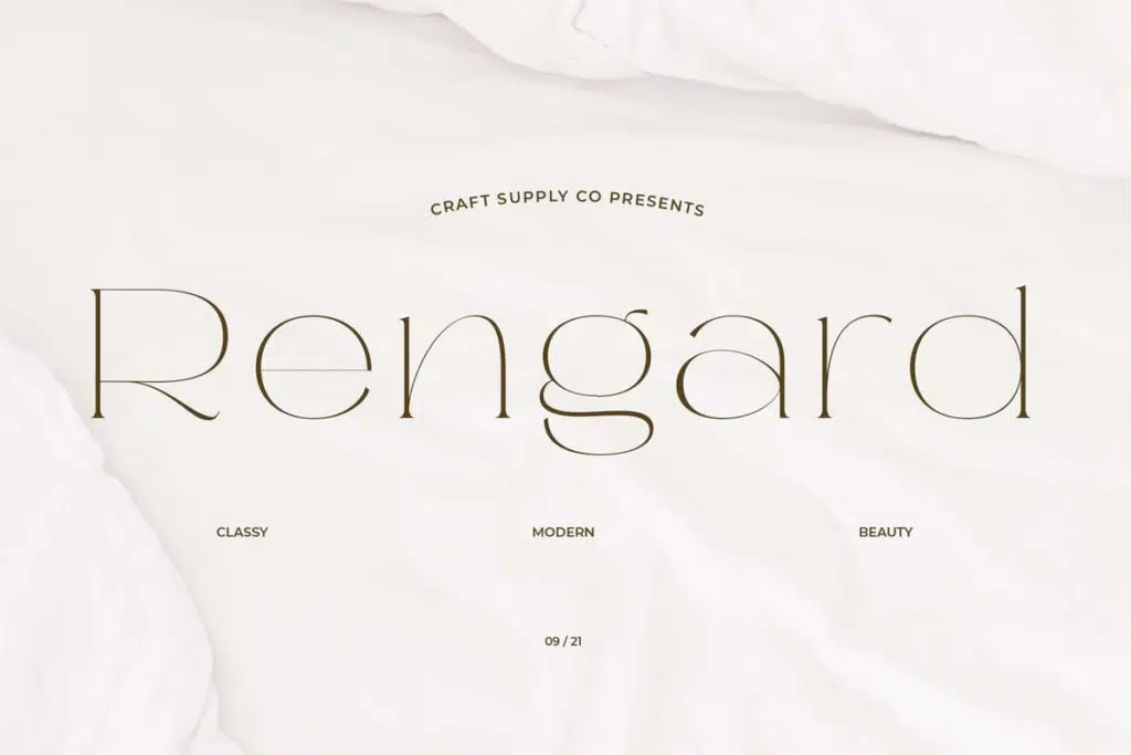 Rengard - Modern Serif Typeface