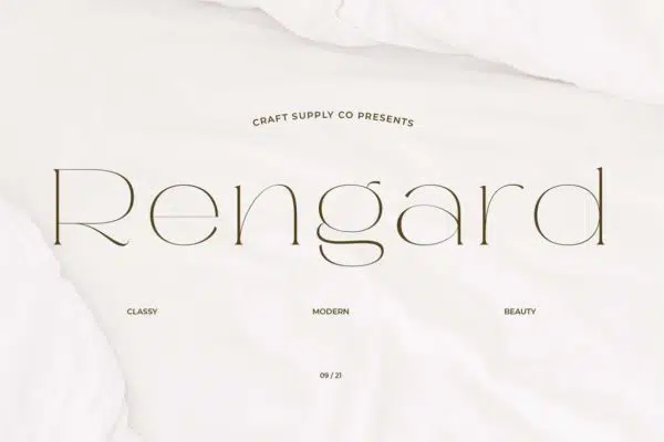 Rengard - Modern Serif Typeface