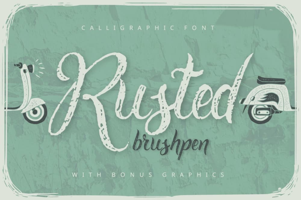 Rusted Brushpen Script