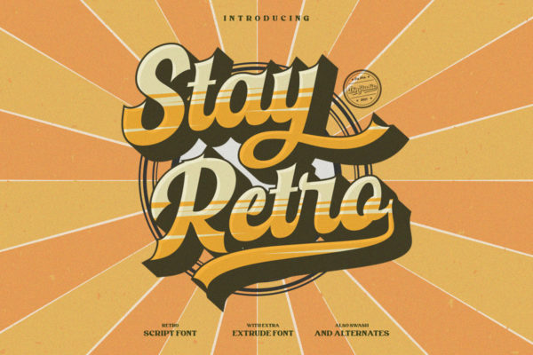 Stay Retro – Script Font