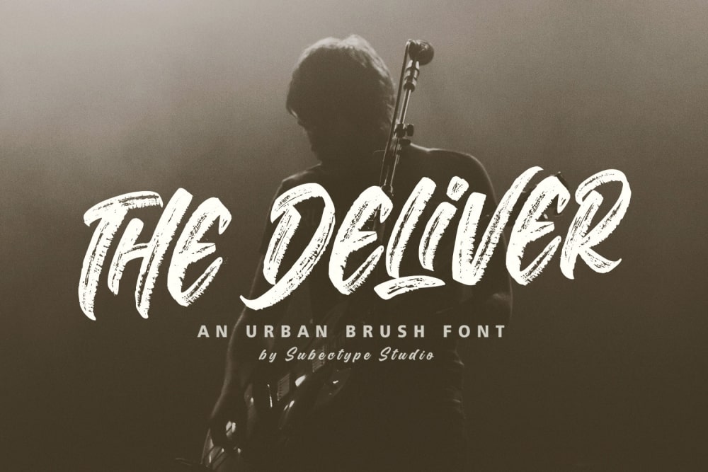 The Deliver – Urban Brush Font