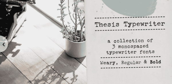 Thesis Typewriter
