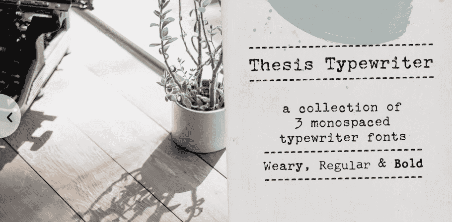 Thesis Typewriter