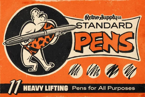 Standard Procreate Ink Pen Brushes