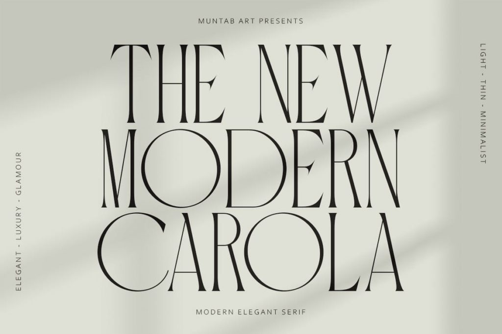 Carola | Modern Serif