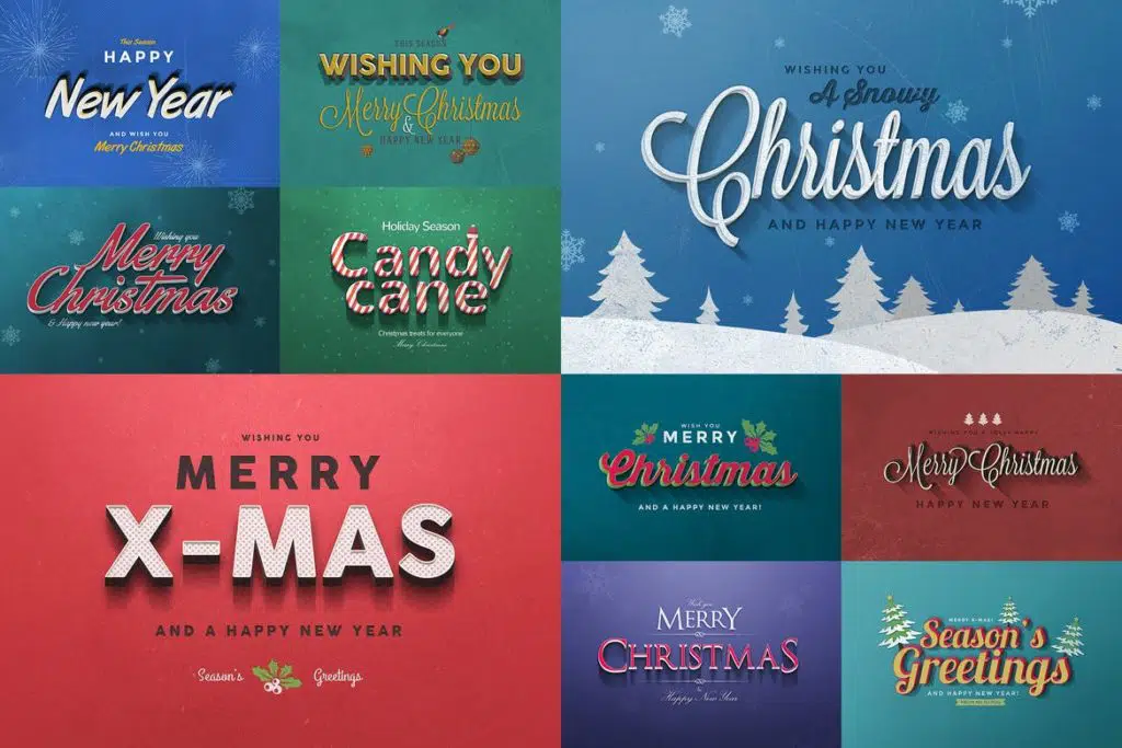 Christmas Text Effects Vol.1