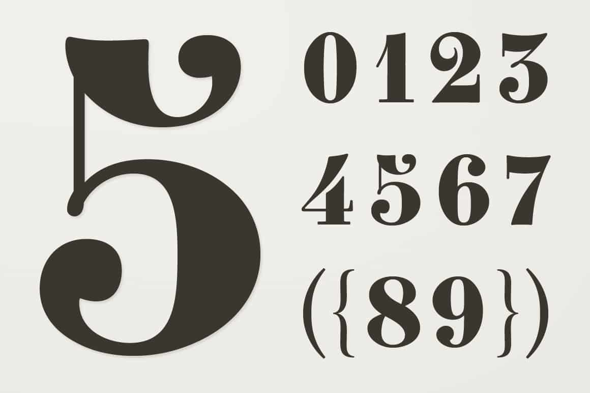 8. Handwritten Number Fonts for Tattoos - wide 2