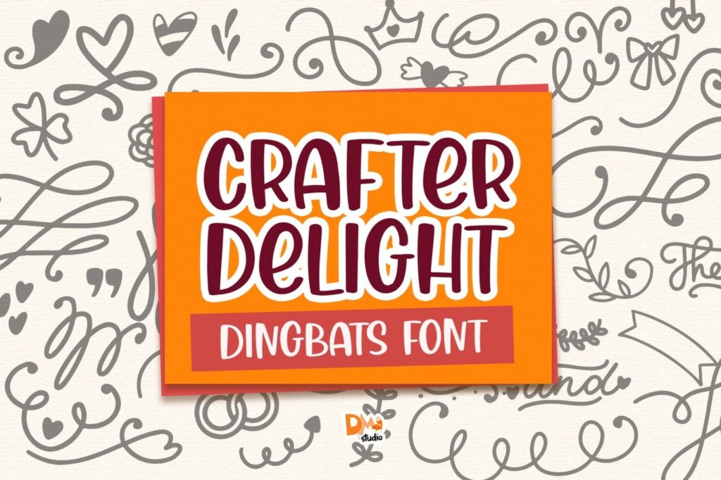 Crafter Delight Dingbats Font