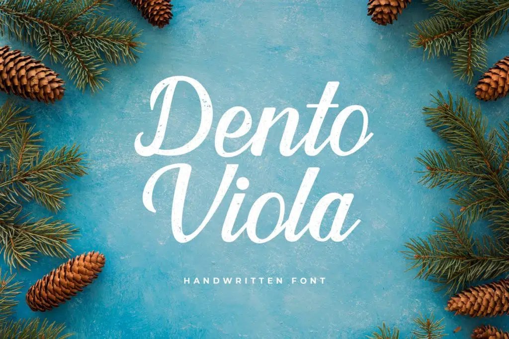 Dento Viola Handwritten Font