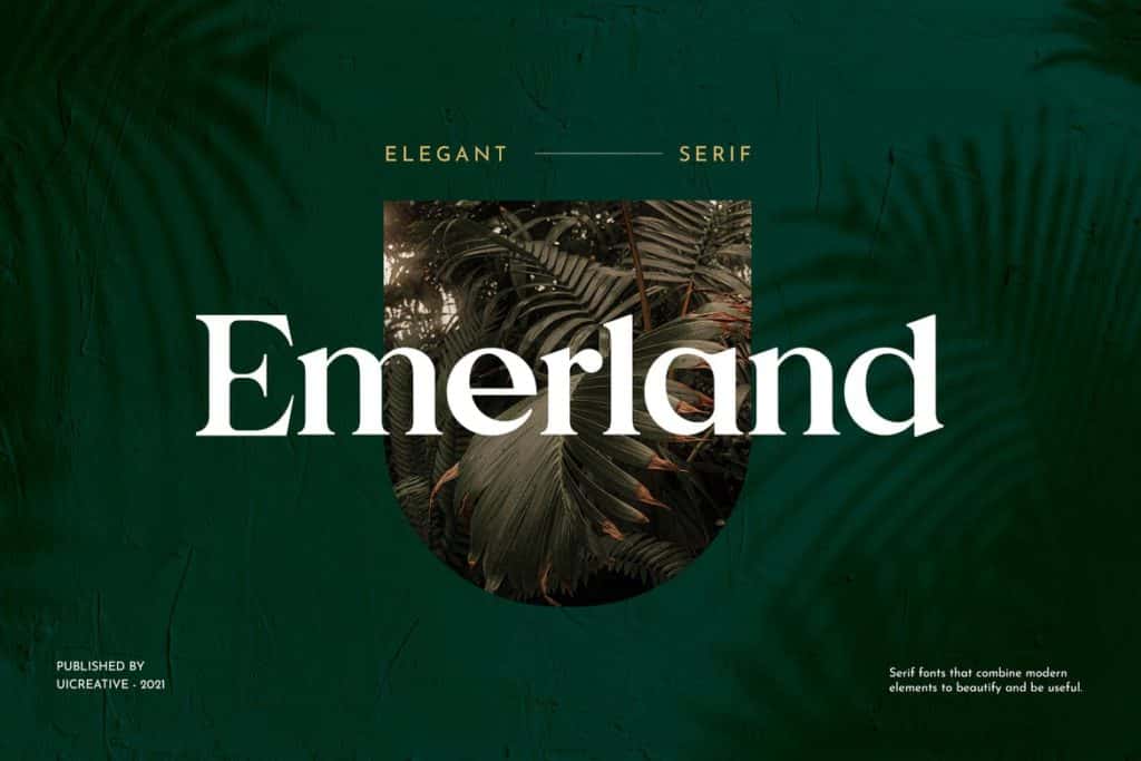 Emerland Serif Font