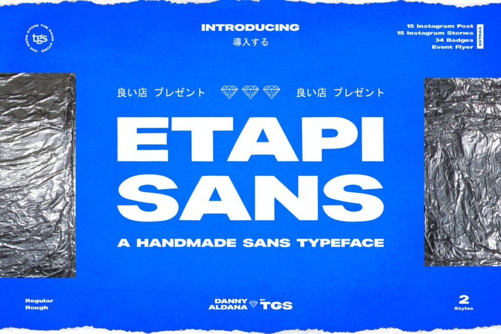 Etapi Sans + Extras (Social Media Pack & Badge)