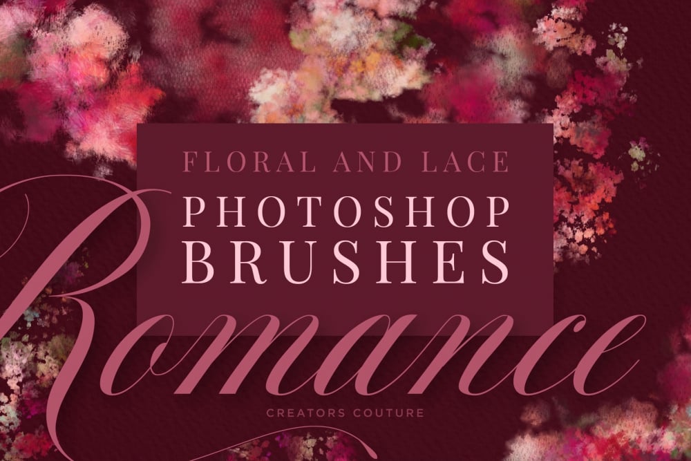 Floral And Lace Photoshop Brushes