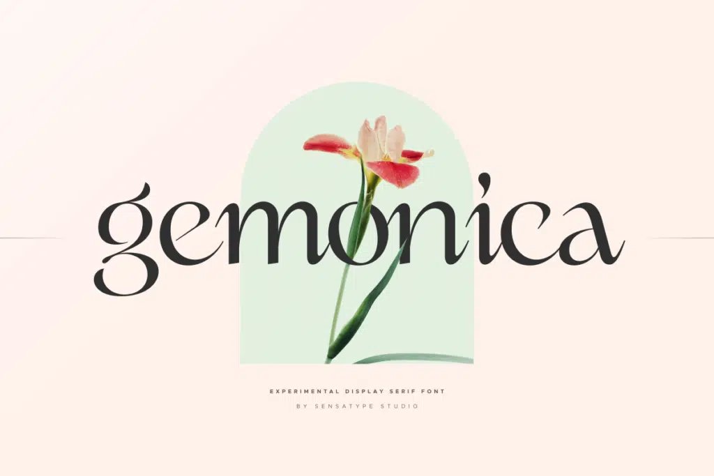 Gemonica – Experimental Serif Font
