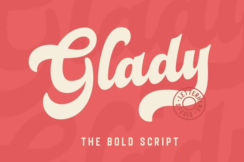 Glady - Bold Script
