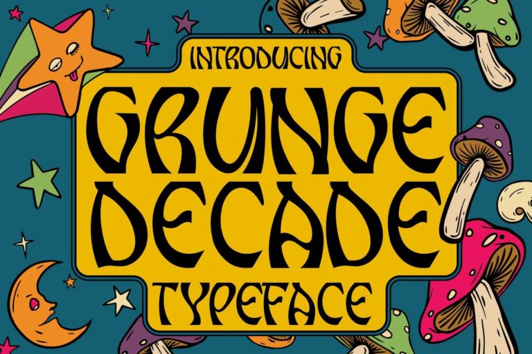 40 Best Grunge Fonts For Design Projects