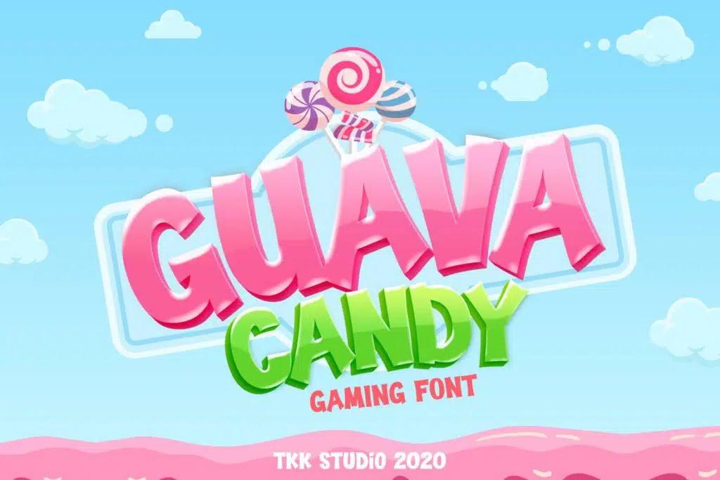 Guava Candy - Kids Gaming Font