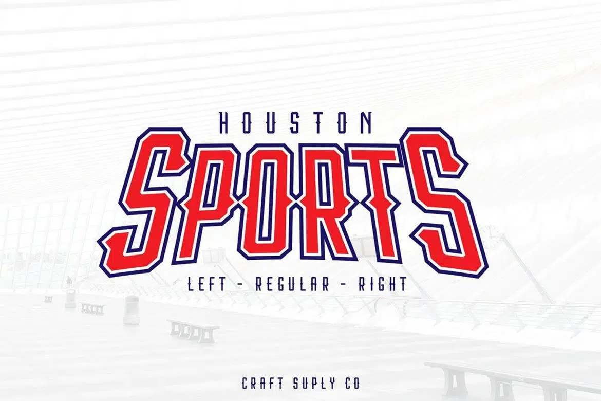 best sports fonts