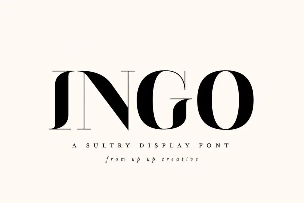 Ingo – Modern Serif Display Font