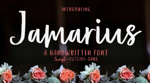 Jamarius Script Font Trio | image credit: MyFonts