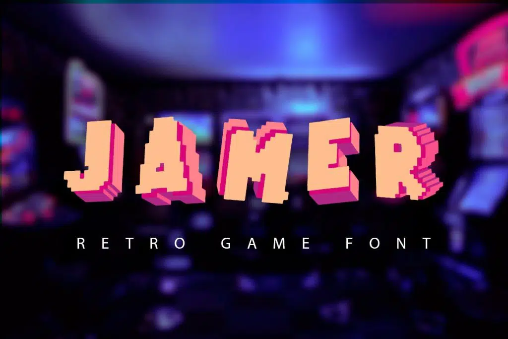 Jamer| retro game font