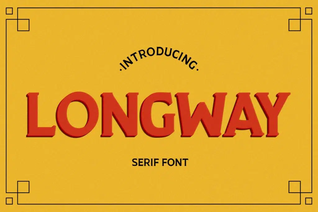 Longway - Serif Font