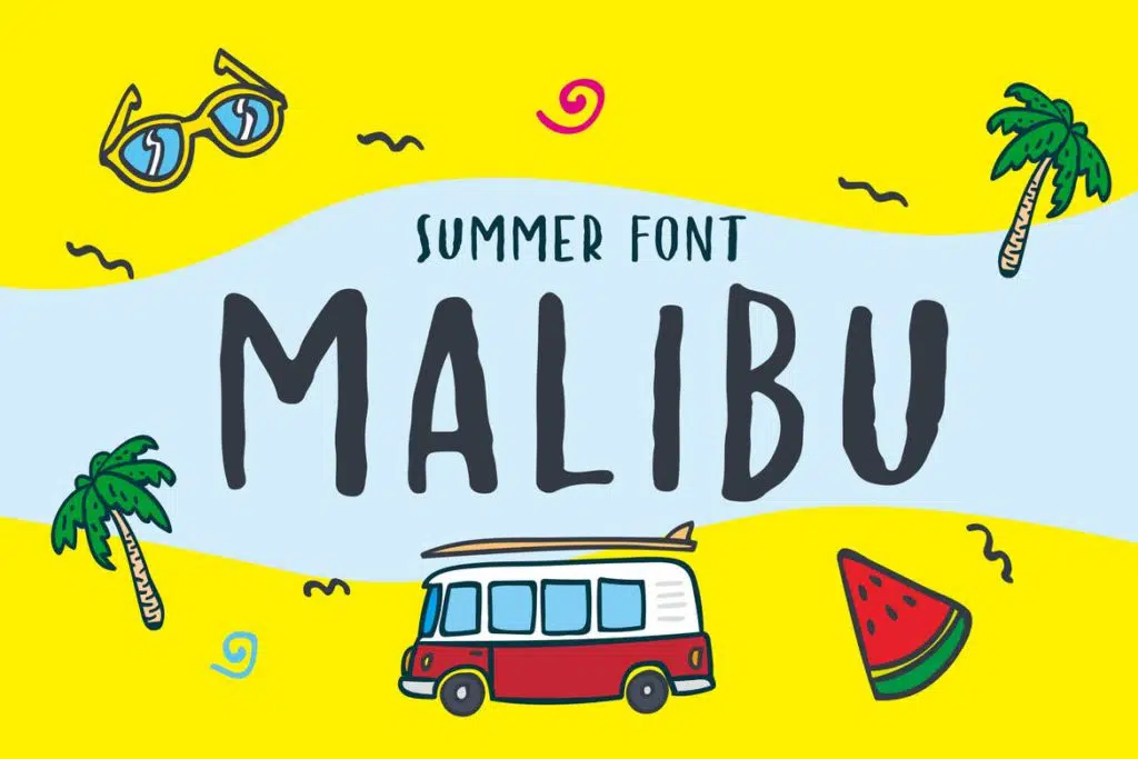 MALIBU - Carefree Handwriting Font