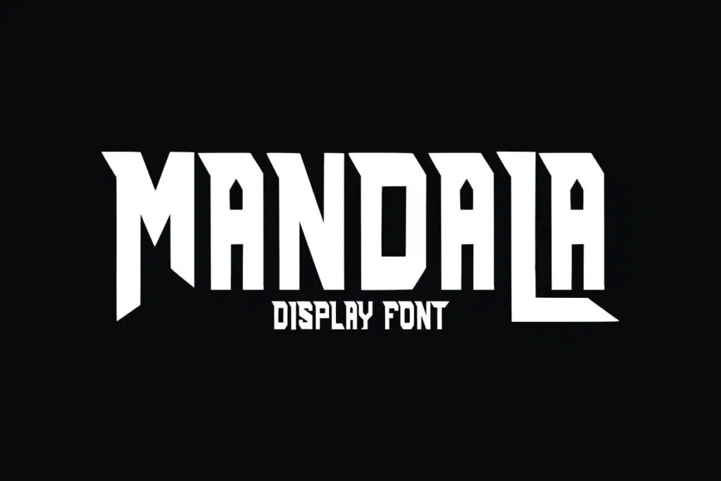 Mandala - Display Sport Font