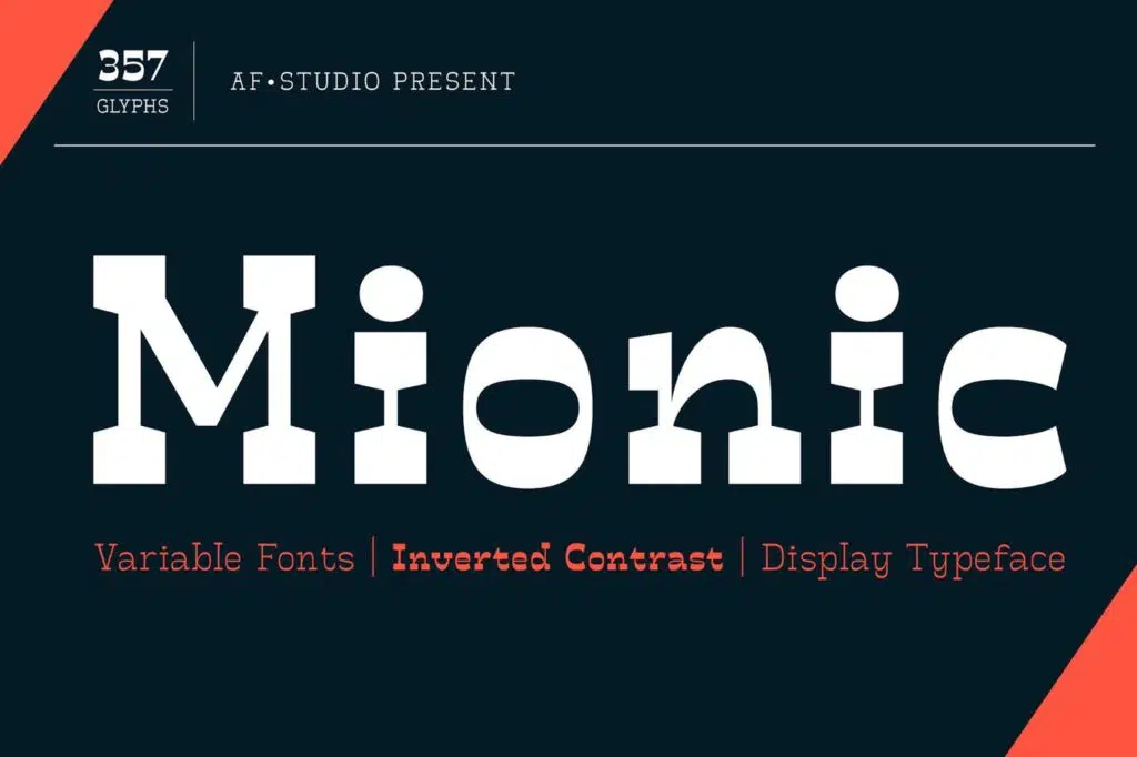 Mionic — Variable Fonts