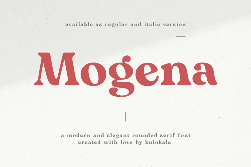 Mogena - Elegant Serif Font
