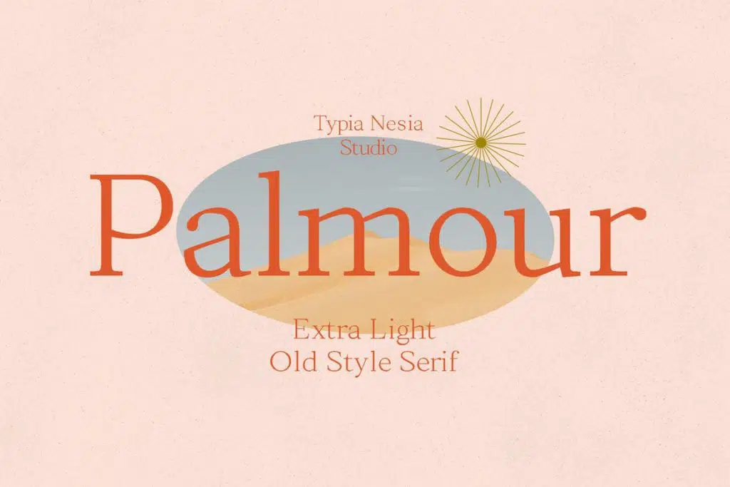 Palmour - Elegant Light Serif