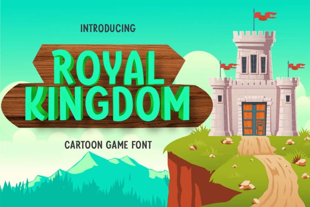 Royal Kingdom - Cartoon Game Font