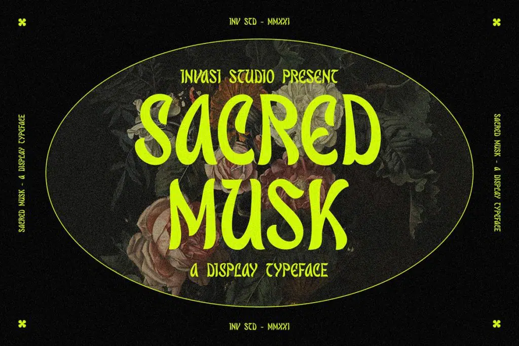 Sacred Musk | Display Font