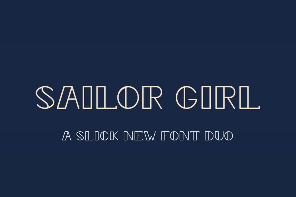 Sailor Girl - A modern tattoo typeface